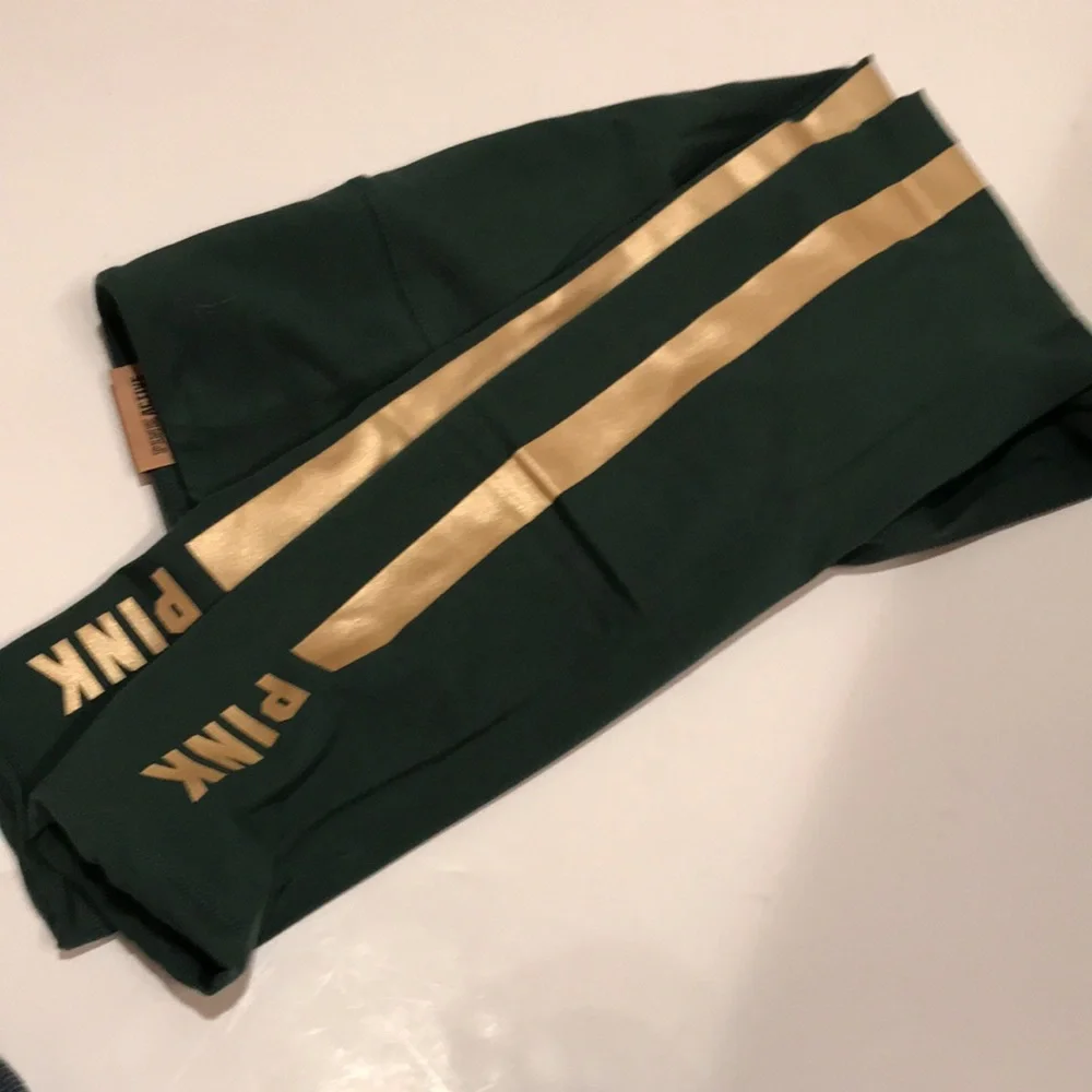 NWT PINK VICTORIA’s SECRET High waist full length legging logo L - Picture 6 of 10